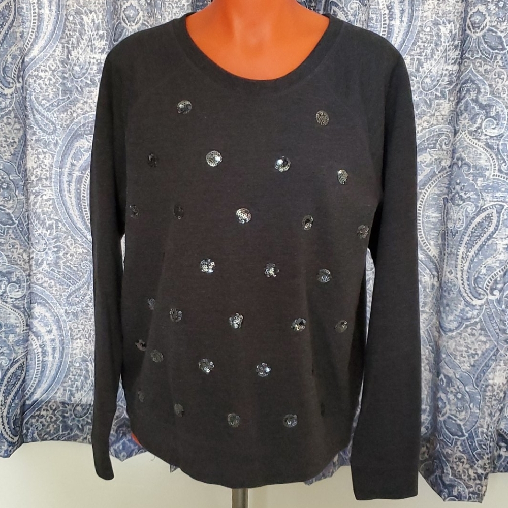 Gsweatshirt with sequins dots